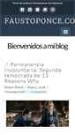 Mobile Screenshot of faustoponce.com